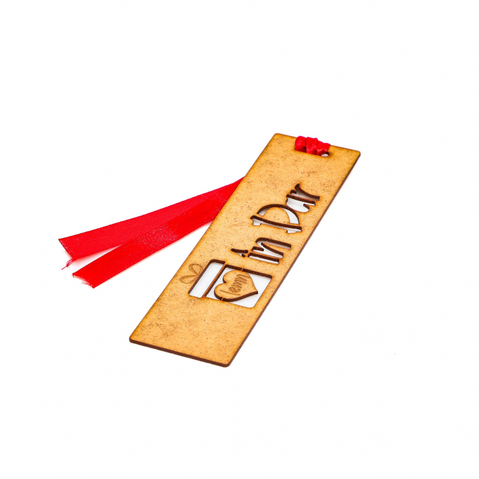 Semn de carte DECUPAT pe HDF cu model special si/sau logo client [3]