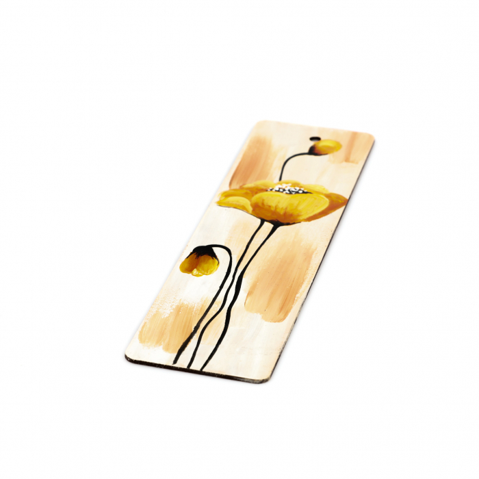 Semn de carte pictat cu mac [2]