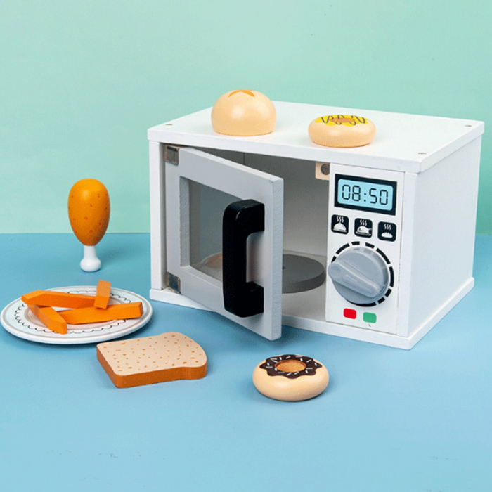 Set cuptor cu microunde din lemn [2]