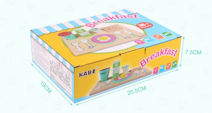 Set mic dejun din lemn [6]