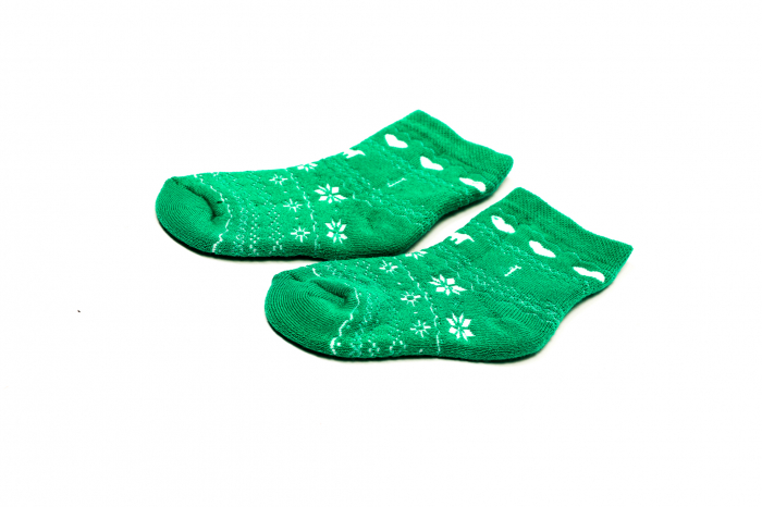 Sosete calduroase cu motive de Craciun - reni [3]