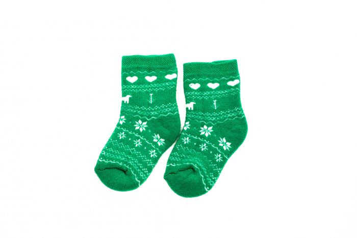 Sosete calduroase cu motive de Craciun - reni [5]