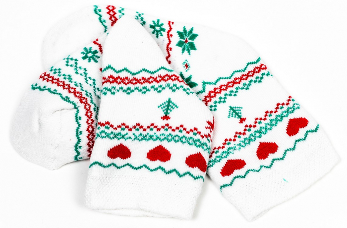 Sosete calduroase cu motive de Craciun - Model [2]
