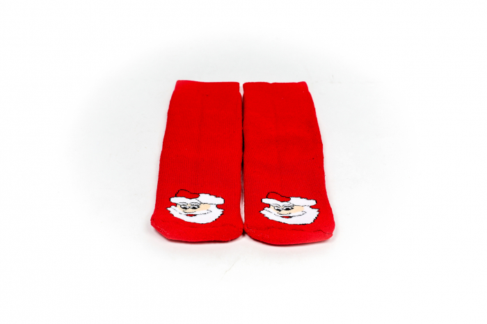 Sosete calduroase cu motive de Craciun pentru adulti - Mos Craciun [8]