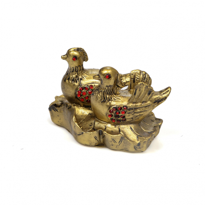 Statueta Feng Shui Pereche de rate mandarine pentru noroc in dragoste [4]