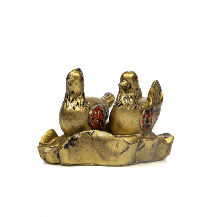 Statueta Feng Shui Pereche de rate mandarine pentru noroc in dragoste [2]