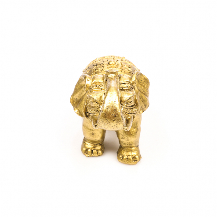 Statueta Feng Shui elefant cu trompa ridicata si colti pentru prosperitate si noroc [2]