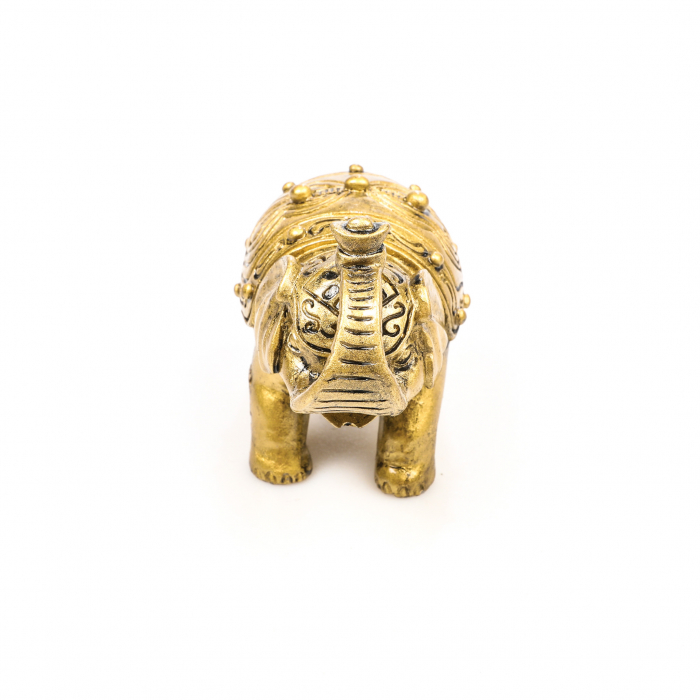Statueta Feng Shui elefant cu trompa ridicata si puncte pentru prosperitate si noroc [2]