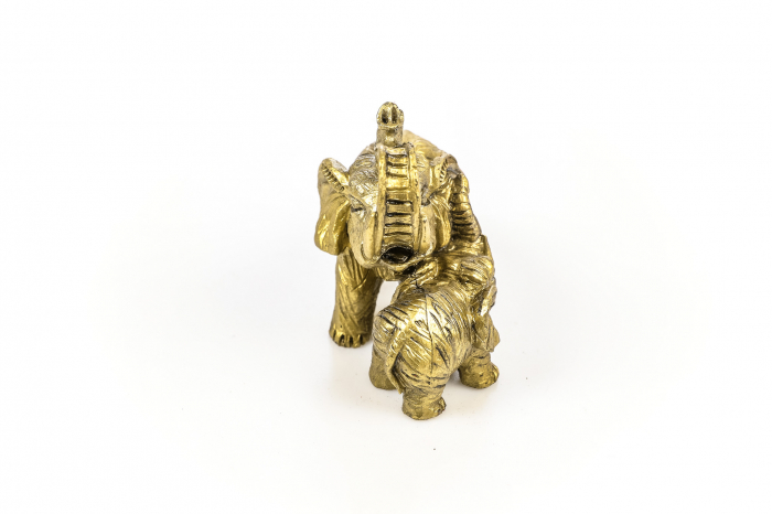 Statueta Feng Shui cu elefant mare si elefant mic pentru dragoste si noroc [2]