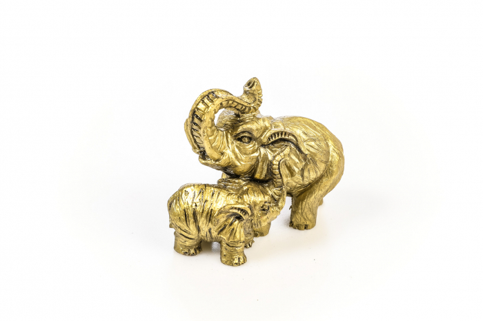 Statueta Feng Shui cu elefant mare si elefant mic pentru dragoste si noroc [4]