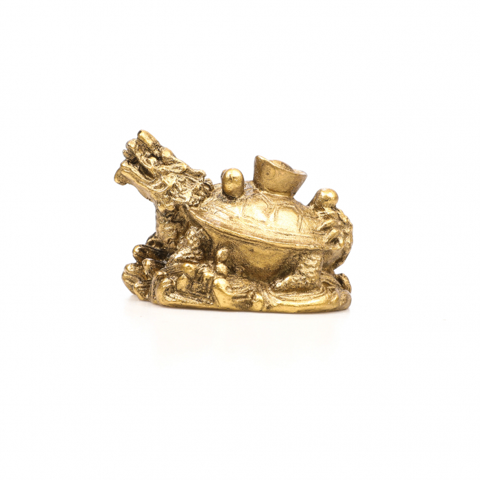 Statueta Feng Shui mica Broasca Testoasa cu cap de dragon pentru noroc si bunastare [3]