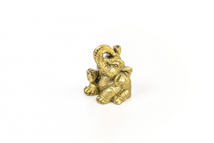 Statueta Feng Shui mica elefant  sezand pentru dragoste si noroc [3]