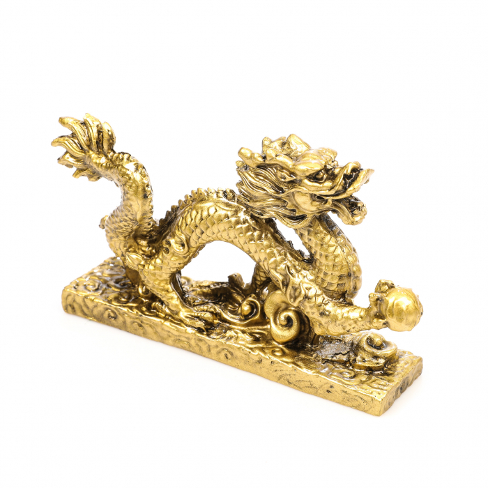 Statueta mare Feng Shui dragon cu perla pentru belsug si reusita [3]