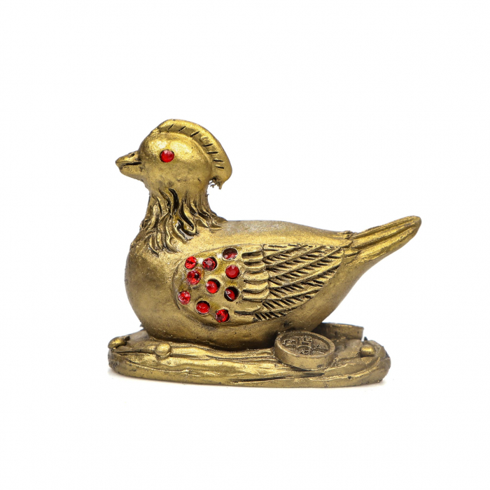 Statueta mica Feng Shui Ratusca Mandarina pentru dragoste [5]