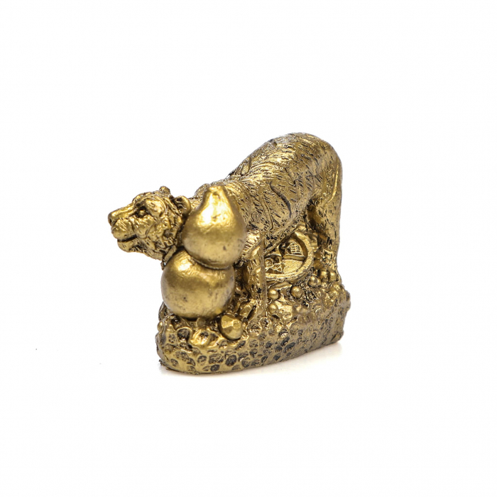Statueta foarte mica Feng Shui Tigru cu Wo Lou [3]