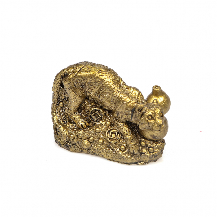 Statueta foarte mica Feng Shui Tigru cu Wo Lou [4]