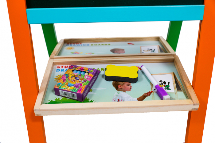 Tabla de scris magnetica reglabila cu 2 fete [3]