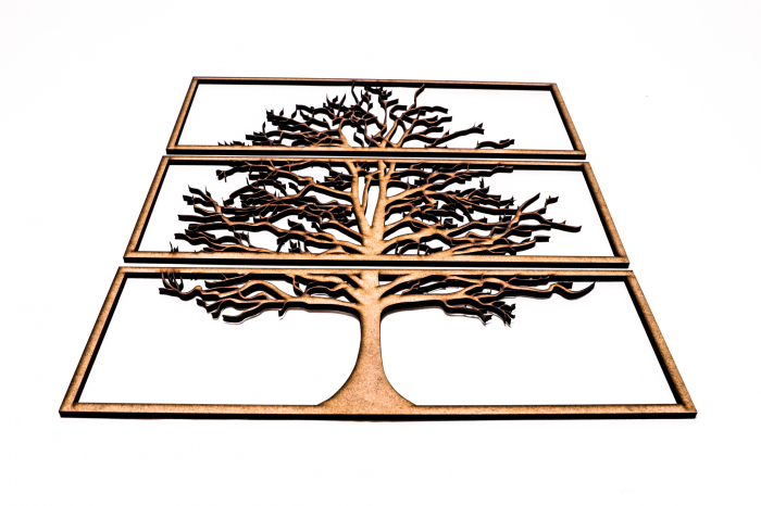 Tablou din 3 piese cu copacul vietii [2]