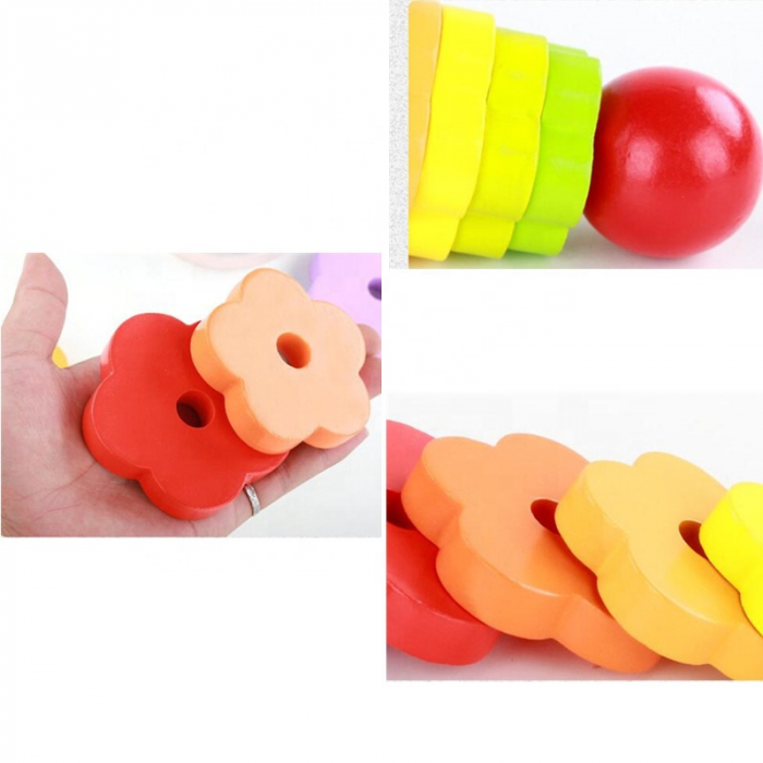 Turn Montessori din lemn cu forme [4]