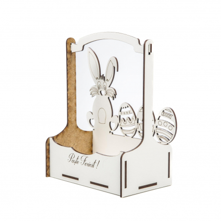 Cutiuta mare decorativa pentru Paste cu Iepuras si Oua [5]