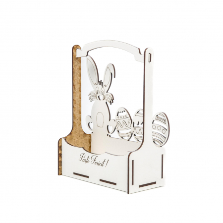 Cutiuta mare decorativa pentru Paste cu Iepuras si Oua [3]