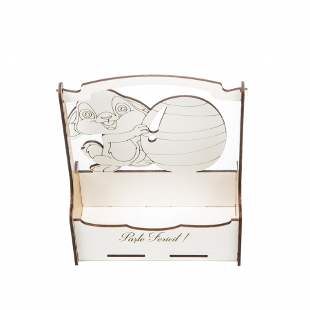 Cutiuta mare decorativa pentru Paste cu Iepuras si Ou [2]