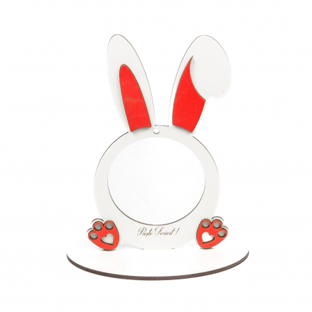 Decoratiune in forma de Iepuras pentru glob cu flori sau licheni [2]