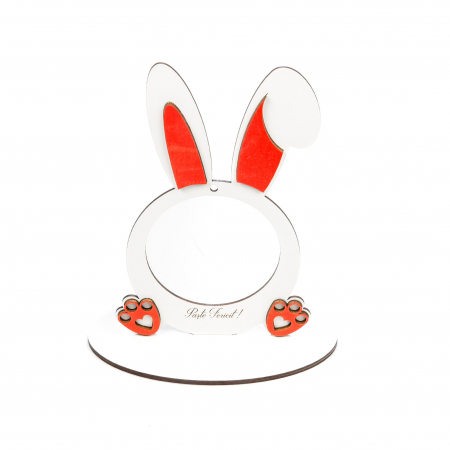 Decoratiune in forma de Iepuras pentru glob cu flori sau licheni [3]