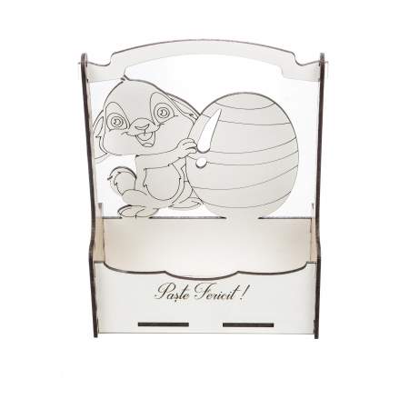 Cutiuta mare decorativa pentru Paste cu Iepuras si Ou [1]