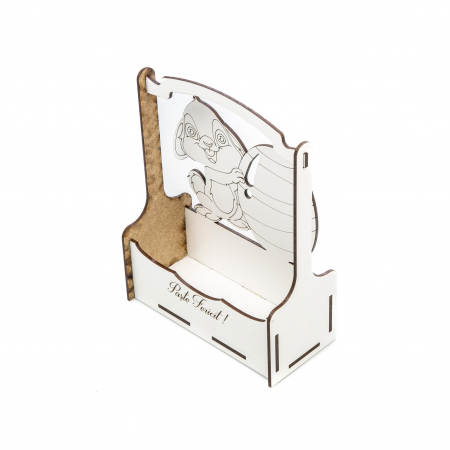 Cutiuta mare decorativa pentru Paste cu Iepuras si Ou [3]