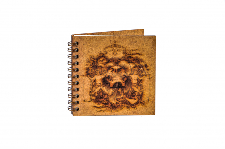 Agende 10x10 - Agenda 10x10 personalizata din lemn cu simbol