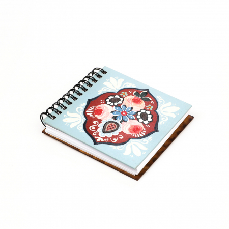 Agenda 10x10 pictata cu motiv floral [1]