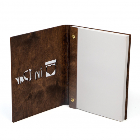 Agenda A5 DECUPATA cu model special si/sau logo client-inchidere cu capse metalice [3]