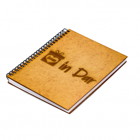 Agenda A5 GRAVATA cu model special si/sau logo client-inchidere spira metalica [2]