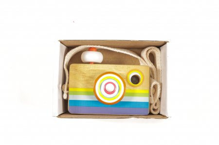 Jucarii din lemn - Aparat foto din lemn - jucarii Montessori