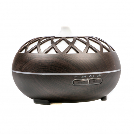 Difuzor aromaterapie lemn inchis cu telecomanda [2]