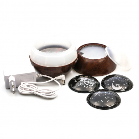 Difuzor aromaterapie lemn inchis cu 3 modele [3]