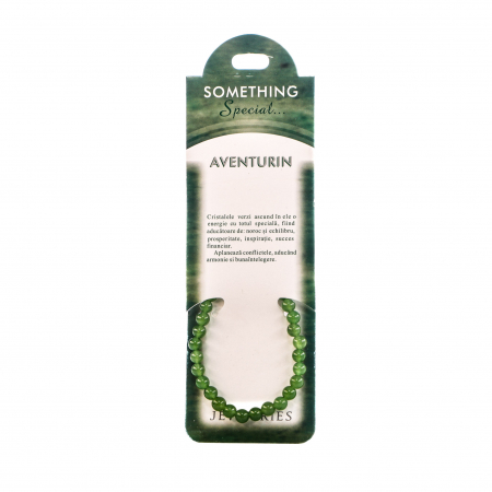 Feng Shui - Bratara cu piatra semipretioasa Aventurin, cu bilute