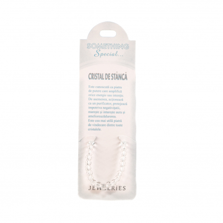 Feng Shui - Bratara cu piatra semipretioasa Cristal de Stanca cu bilute