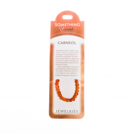 CERCEI ZAMAC - Bratara cu piatra semipretioasa Carneol