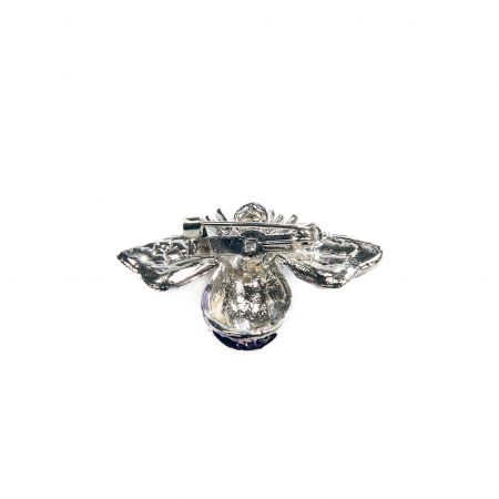 Brosa mica eleganta cu albinuta mov [2]