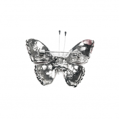 Brosa medie eleganta cu fluturas roz [2]