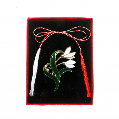 Brosa medie eleganta cu ghiocei [3]