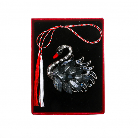 Brosa medie eleganta cu lebada neagra [2]