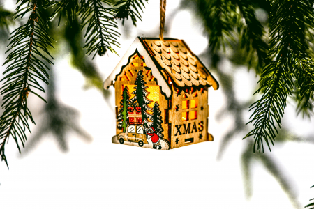 Casuta din lemn care lumineaza [0]