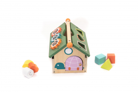 Casuta Inteligenta Din Lemn - jucarii Montessori [2]