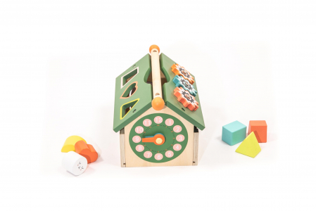 Casuta Inteligenta Din Lemn - jucarii Montessori [1]