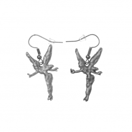 CERCEI ZAMAC - Cercei Zamac in Forma de Zana ce Zboara
