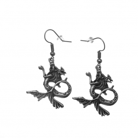 CERCEI ZAMAC - Cercei Zamac in Forma de Sirena