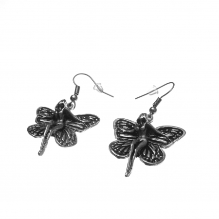 Cercei Zamac in Forma de Zana cu Aripi de Fluture [1]